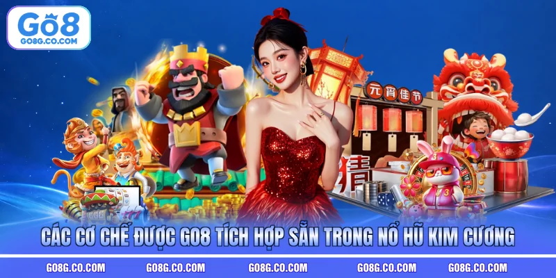 Các cơ chế được GO8 tích hợp sẵn trong nổ hũ kim cương