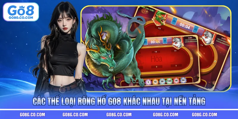 Các thể loại Rồng Hổ GO8 khác nhau tại nền tảng