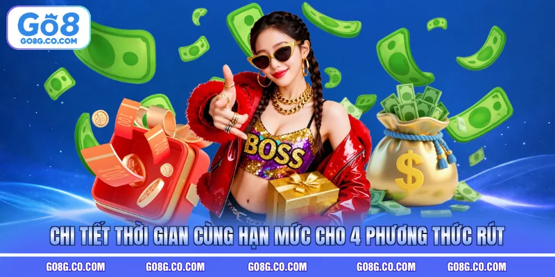 Chi tiết 4 thao tác thực hiện rút tiền GO8 nhanh chóng